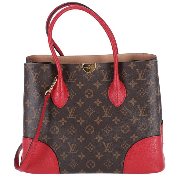 Louis Vuitton Flandrin Triple Compartment Satchel Monogram Brown Cerise M41596 - Picture 3 of 14